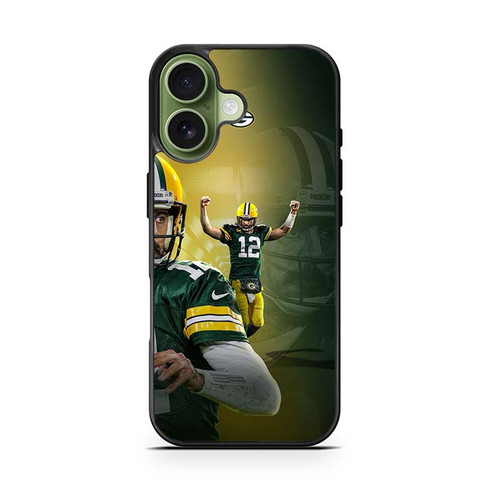 Aaron Rodgers Green Bay Packers 02 iPhone 17 Case