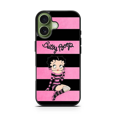 Betty Boop Rocker Boop Pink and Grit iPhone 17 Case