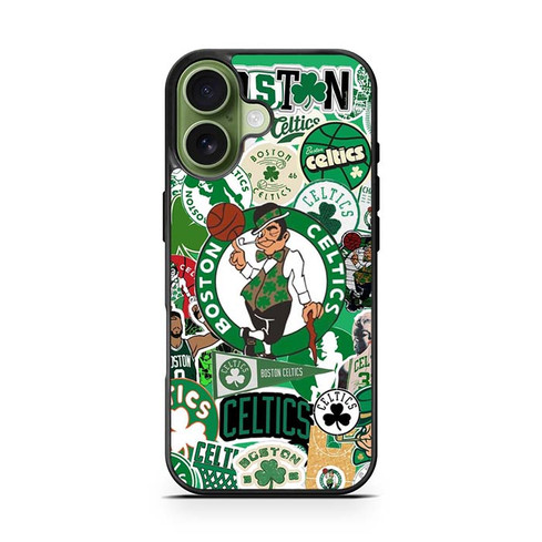 Boston Celtics Collage iPhone 17 Case