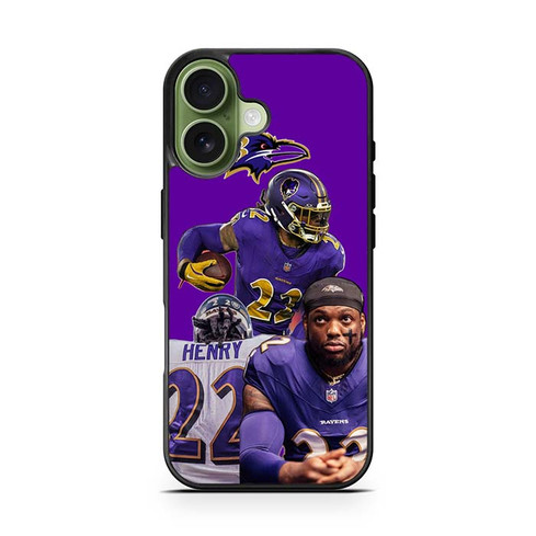 Derrick Henry Baltimore Ravens 01 iPhone 17 Case