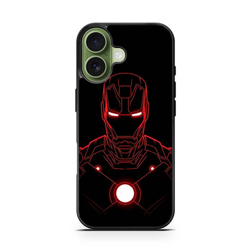 Iron Man Red Glow iPhone 17 Case