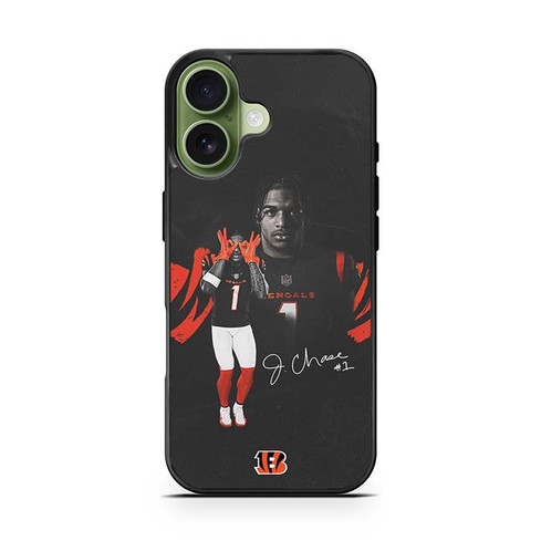 Jamarr Chase Cincinnati Bengals 02 iPhone 17 Case