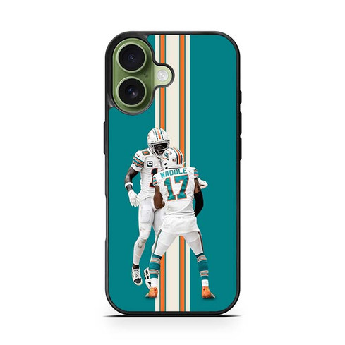 Jaylen Waddle Miami Dolphins 03 iPhone 17 Case