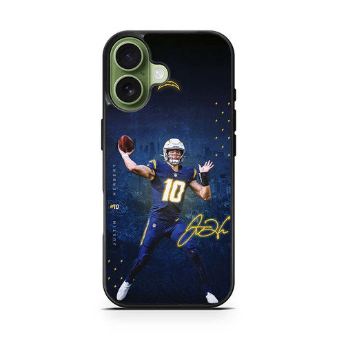 Justin Herbert Los Angeles Chargers 02 iPhone 17 Case