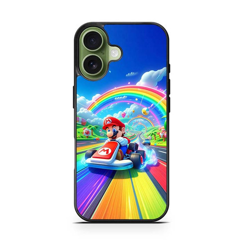 Mario Kart Raibow Trail iPhone 17 Case