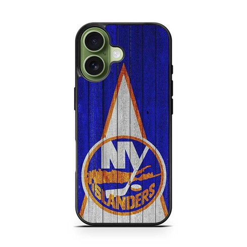 New York Islanders Wood Pattern iPhone 17 Case