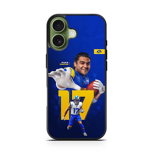 Puka Nacua Los Angeles Rams 01 iPhone 17 Case