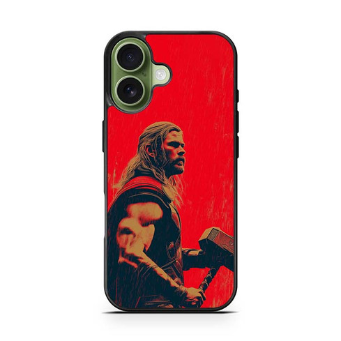 Thor Thunder in the Red iPhone 17 Case
