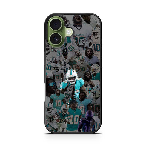 Tyreek Hill Miami Dolphins Cheetah iPhone 17 Case