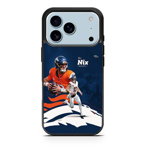Bo Nix Denver Broncos iPhone 17 Pro Case
