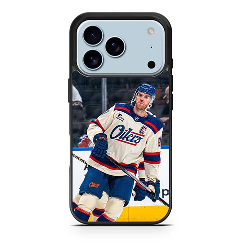 Connor Ingram Edmonton Oilers iPhone 17 Pro Case