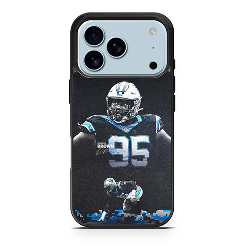 Derrick Brown Carolina Panthers 01 iPhone 17 Pro Case
