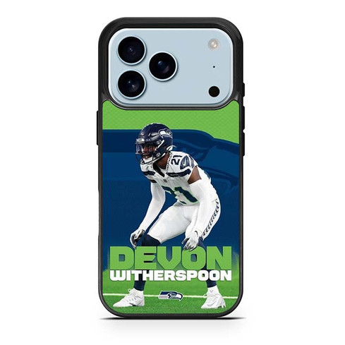 Devon Witherspoon Seattle Seahawks 04 iPhone 17 Pro Case