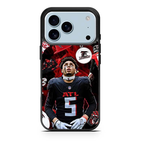 Drake London Atlanta Falcons 02 iPhone 17 Pro Case