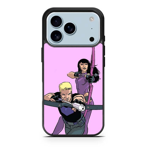 Hawkeye and Kate Bishop Comic iPhone 17 Pro Case