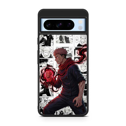Jujutsu Kaisen Yuji Black Flash Motorola Google Pixel 8 Case