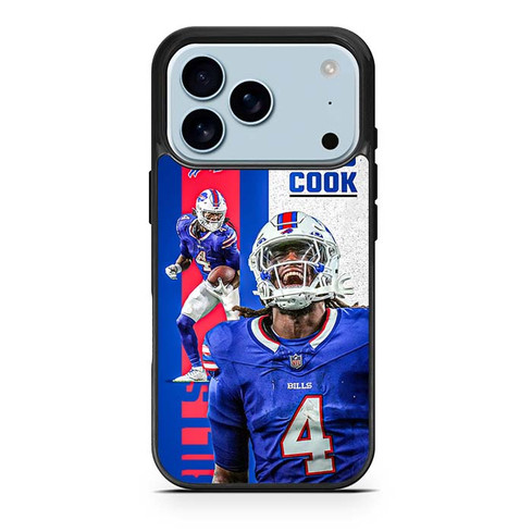 James Cook Buffalo Bills 01 iPhone 17 Pro Case