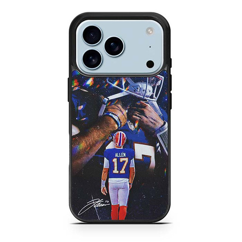 Josh Allen Buffalo Bills 05 iPhone 17 Pro Case