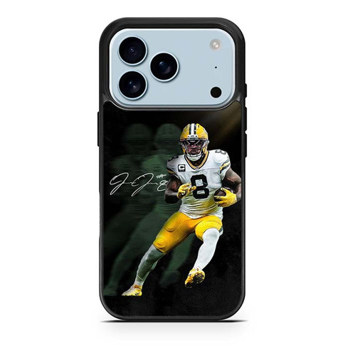 Josh Jacobs Green Bay Packers 03 iPhone 17 Pro Case