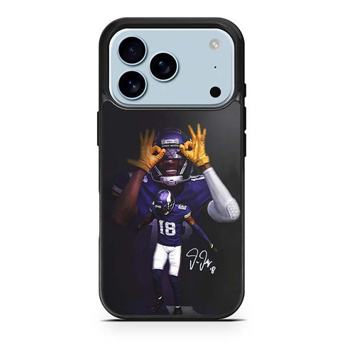 Justin Jefferson Minnesota Vikings 02 iPhone 17 Pro Case