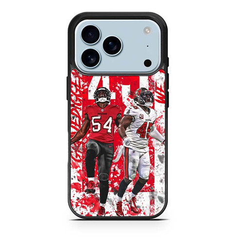 Lavonte David Tampa Bay Buccaneers 01 iPhone 17 Pro Case
