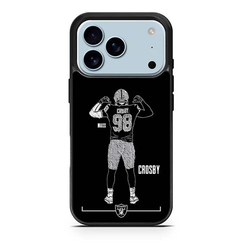 Maxx Crosby Las Vegas Raiders 03 iPhone 17 Pro Case