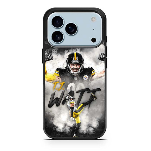 TJ Watt Pittsburgh Steelers 01 iPhone 17 Pro Case