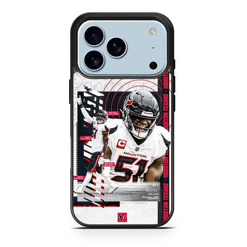 Will Anderson Jr Houston Texans 01 iPhone 17 Pro Case
