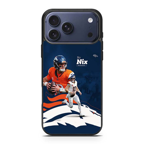 Bo Nix Denver Broncos iPhone 17 Pro Max Case