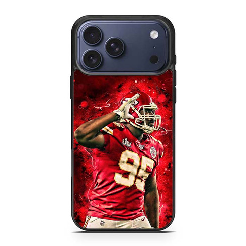 Chris Jones Kansas City Chiefs 01 iPhone 17 Pro Max Case