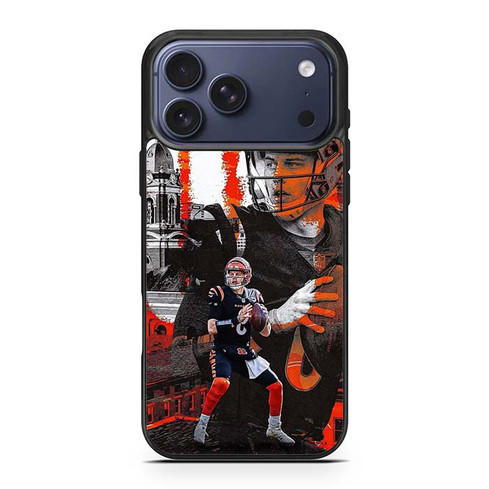 Cincinnati Bengals Quarterback Joe Burrow iPhone 17 Pro Max Case
