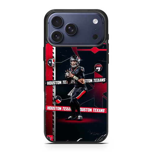 CJ Stroud Houston Texans 01 iPhone 17 Pro Max Case