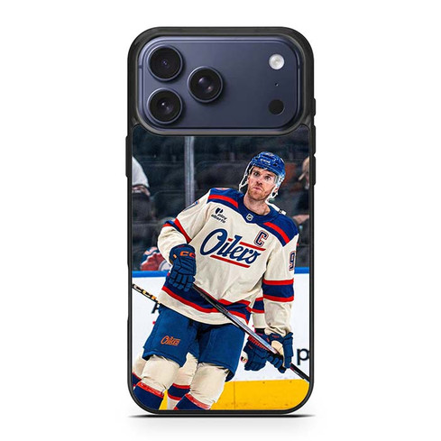Connor Ingram Edmonton Oilers iPhone 17 Pro Max Case