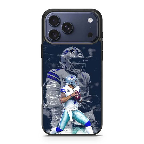 Dak Prescott Dallas Cowboys 02 iPhone 17 Pro Max Case