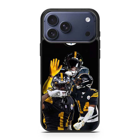 George Pickens Pittsburgh Steelers 03 iPhone 17 Pro Max Case