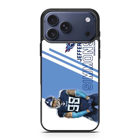 Jeffery Simmons Tennessee Titans 03 iPhone 17 Pro Max Case