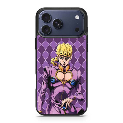 JoJos Bizarre Adventure Giorno Giovanna 02 iPhone 17 Pro Max Case