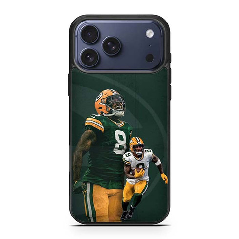 Josh Jacobs Green Bay Packers 04 iPhone 17 Pro Max Case