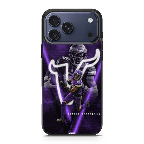 Justin Jefferson Minnesota Vikings 01 iPhone 17 Pro Max Case