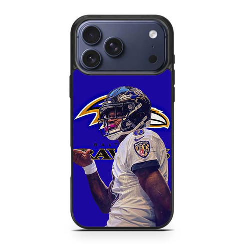 Lamar Jackson Baltimore Ravens 07 iPhone 17 Pro Max Case