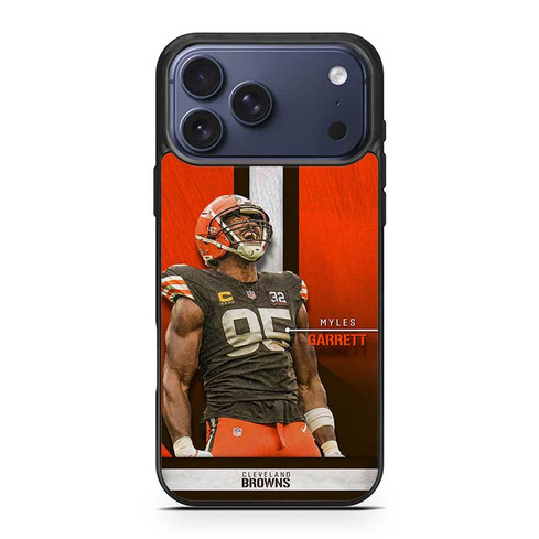 Myles Garrett Cleveland Browns 05 iPhone 17 Pro Max Case