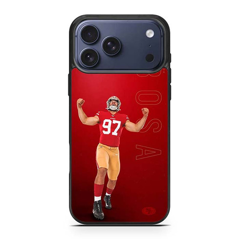 Nick Bosa San Francisco 49ers 01 iPhone 17 Pro Max Case