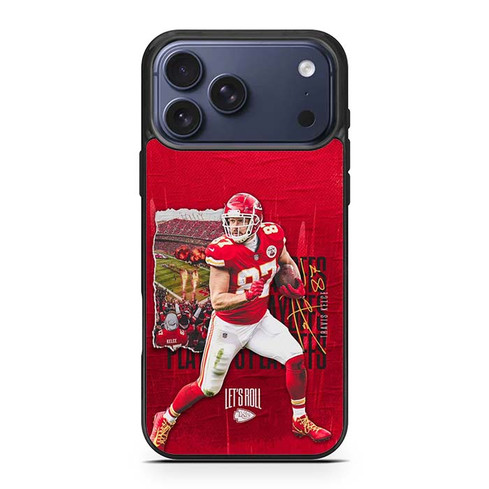 Travis Kelce Kansas City Chiefs 03 iPhone 17 Pro Max Case