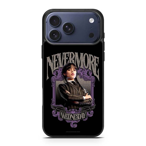 Wednesday Nevermore iPhone 17 Pro Max Case