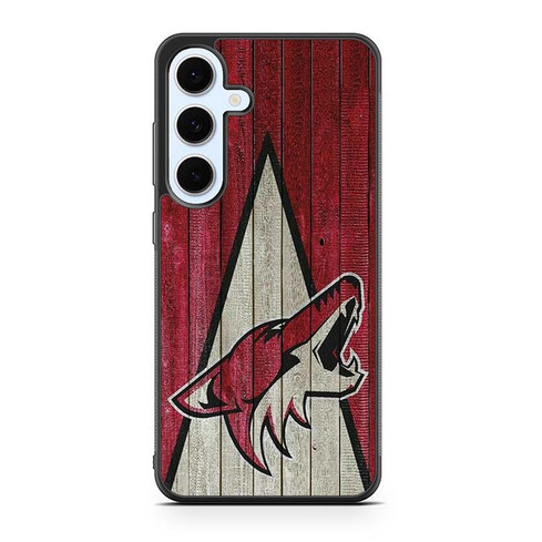 Arizona Coyotes Wood Pattern Samsung Galaxy S24 Case