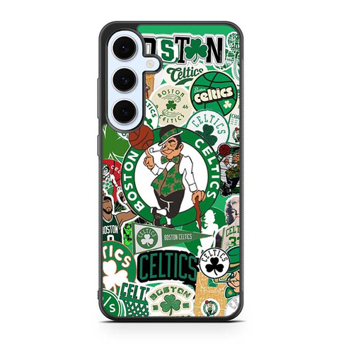 Boston Celtics Collage Samsung Galaxy S24 Case