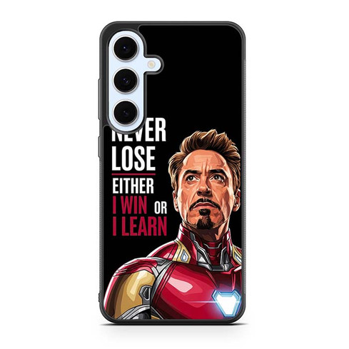 Iron Man Tony Stark Quotes Samsung Galaxy S24 Case