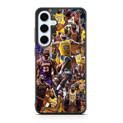 Lebron Lakers 23 Collages Samsung Galaxy S24 Case