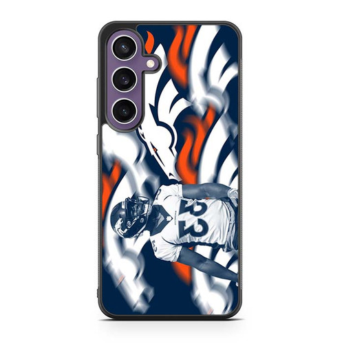 Javonte Williams Denver Broncos 02 Samsung Galaxy S23 Case