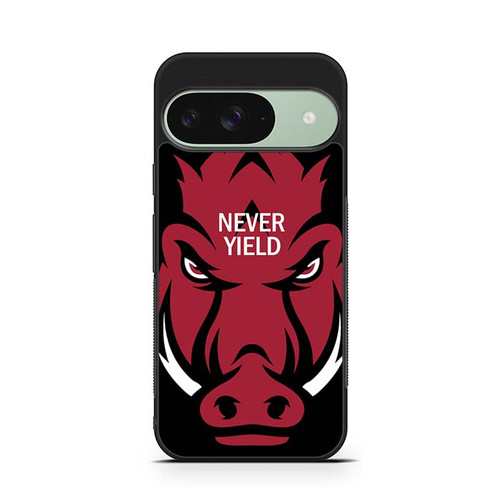 Arkansas Razorbacks Never Yield Google Pixel 9 Case